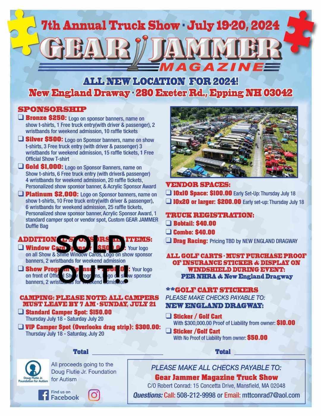 7th ANNUAL GEAR JAMMER MAGAZINE TRUCK SHOW….JULY 19-20 2024