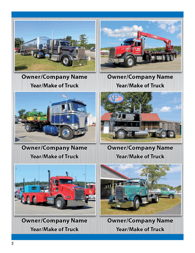 "2025 - 8th Annual" GEAR JAMMER Magazine Truck Show Commemorative Book - Image 5