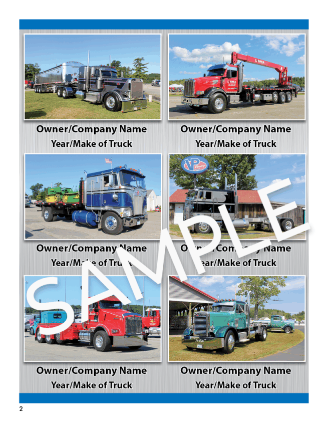 "2025 - 8th Annual" GEAR JAMMER Magazine Truck Show Commemorative Book - Image 2